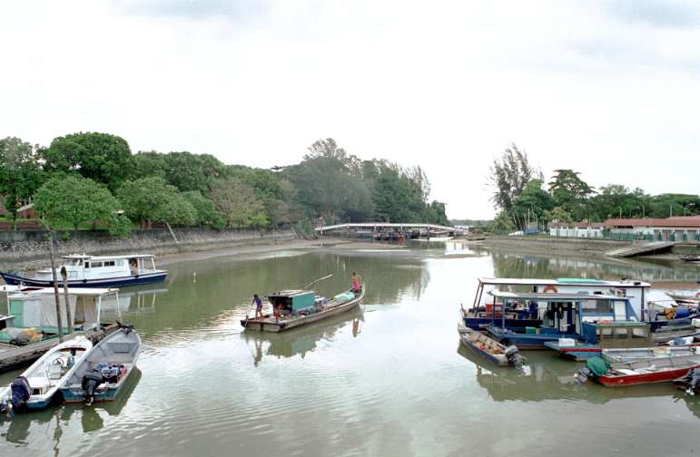 Boat in Changi River